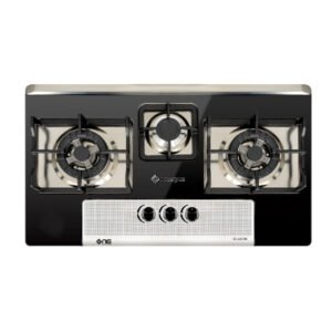 Nasgas 3 Burners Stainless Steel Built-in Hob DG-222 BK