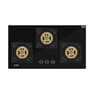 NasGas DG-227G Built-in Hob 3 Large 5Kw Burners with Tempered Glass Top