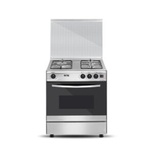 NasGas DG-327 Cooking Range 3 Burner Single Door Stainless Steel