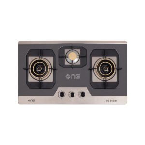NasGas DG-345 BK Built-in Hob 3 Burner Stainless Steel Gas Stove