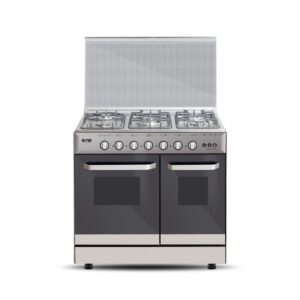 NasGas DG-534 Cooking Range 5 Burner Double Door Stainless Steel