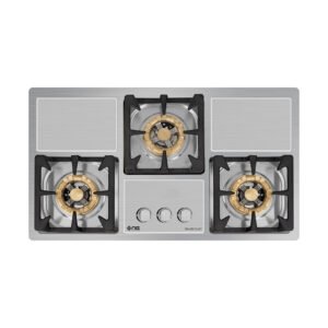 NasGas DG-227S Built-in Hob 3 Large 5Kw Burners Stainless Steel Gas Stove