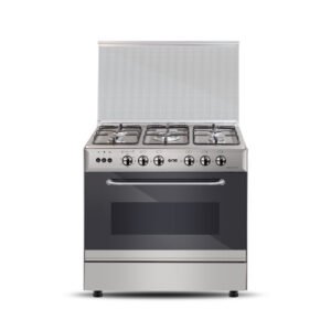 NasGas EXC-534 Cooking Range 5 Burner Single Door Stainless Steel