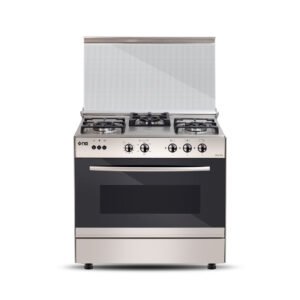 NasGas EXM-334 Cooking Range 3 Burner Single Door Stainless Steel
