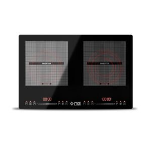 NasGas NTC-224 Double Burner Electric Stove & Infrared Cooker 4400W