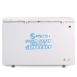 PEL 15 CFT Double Door Inverter Deep Freezer PDCT70-155 Arctic Crystal