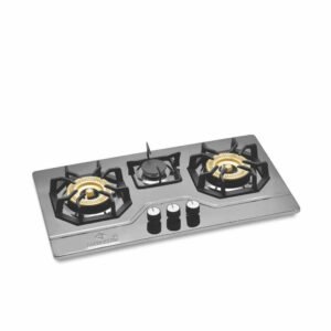 Golden Fuji Kitchen Built In Hob ST-3000 Brass Burner -Black