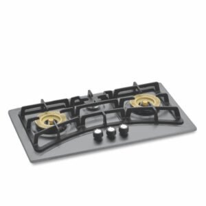 Golden Fuji Kitchen Built In Hob ST-4000 Brass Burner -Black