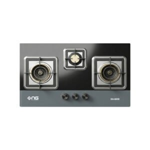 NasGas DG-GN30 Built-in Hob 3 Burner Tempered Glass Gas Stove with 5.5Kw Burners