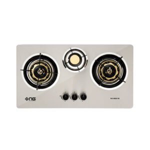NasGas Build In Hob DG-1428 SS 3 Burner Stainless Steel Hob