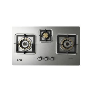 NasGas Build In Hob DG-1530 SS 3 Burner Stainless Steel Hob