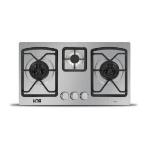 NasGas DG-333 Built-in Hob 3 Burner Non-Magnetic Stainless Steel Gas Stove