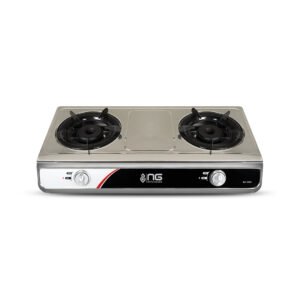 NasGas DG-1090 Stainless Steel Auto Ignition Gas Stove (2 Burner)