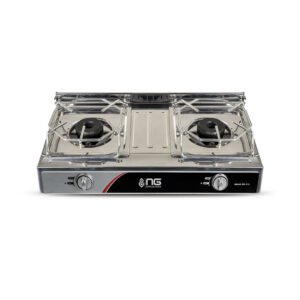 NasGas DG-115 Stainless Steel Auto Ignition Gas Stove (2 Burner)
