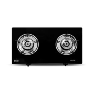 NasGas DG-117 GT 2-Burner Auto Ignition Tempered Glass Gas Stove